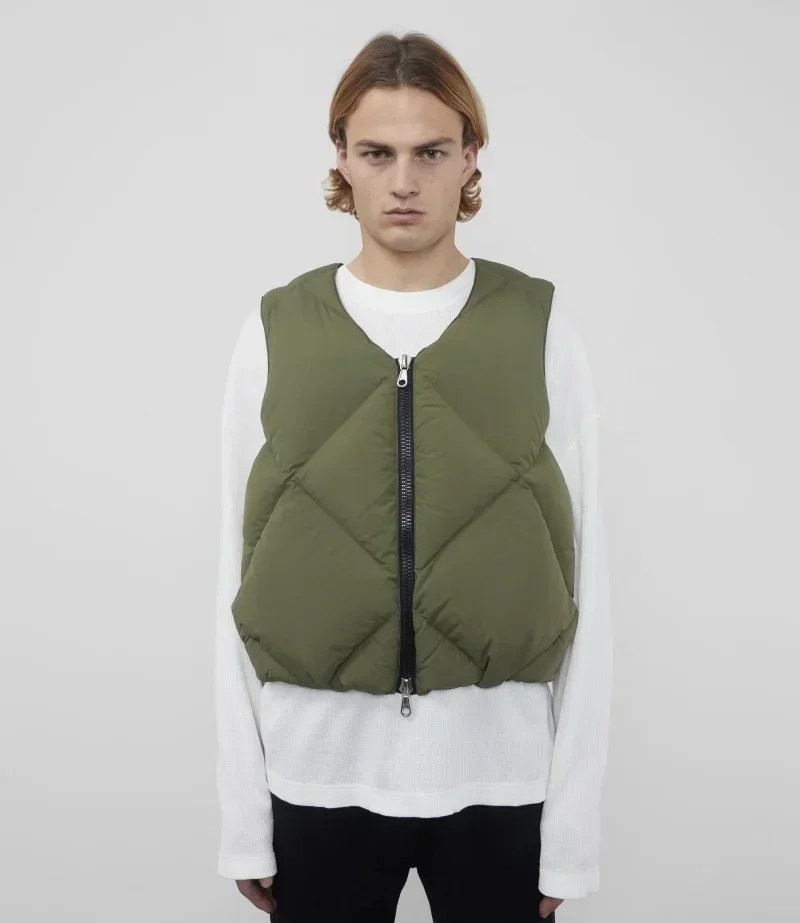 2024ss Cole Buxton Cotton Vest Jackets for Men Women 1:1 Top Quality Diamond Checkered Oversized Vest Jackets