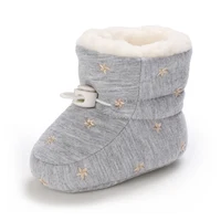 Plush Warm Kids Snow Boots Baby Boy Girl Shoes Cotton Shoes First Walkers Non-slip Infant Boot 0-18months 6