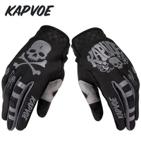 Kapvoe New Full Finger Cycling Gloves Touch Screen Sports Gloves Motocross Ski MTB Bike Breathable Motorcycle Bicycle Gloves 1