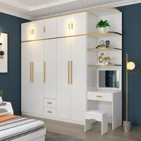 Ensemble de chambre à coucher moderne avec tiroirs blancs, literie pour filles, ensemble de chambre à coucher de luxe, meubles de maison 4