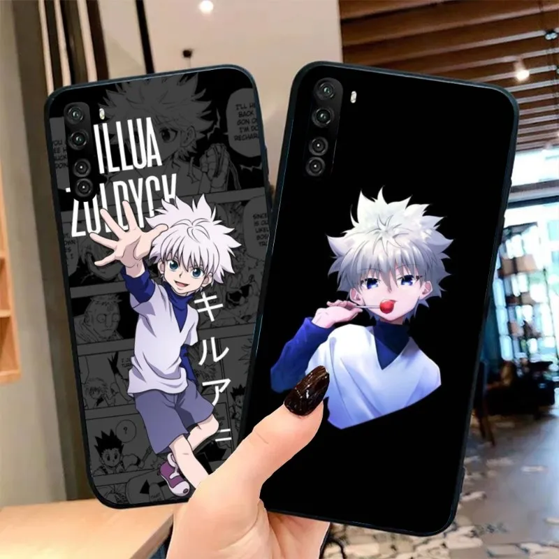 Hunter X Hunter Killua Custodia Per Telefono Per Oppo Find X5 X3 X2 A93 Reno 8 7 Pro A74 A72 A53 Cover Morbida Nera Per Telefono Funda