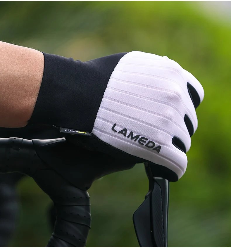 LAMEDA Herren Fahrradhandschuhe XRD Pad Touchscreen Rennrad Vollfingerhandschuhe Frühling MTB Handschuhe Atmungsaktives Fahrradzubehör – Detail 11