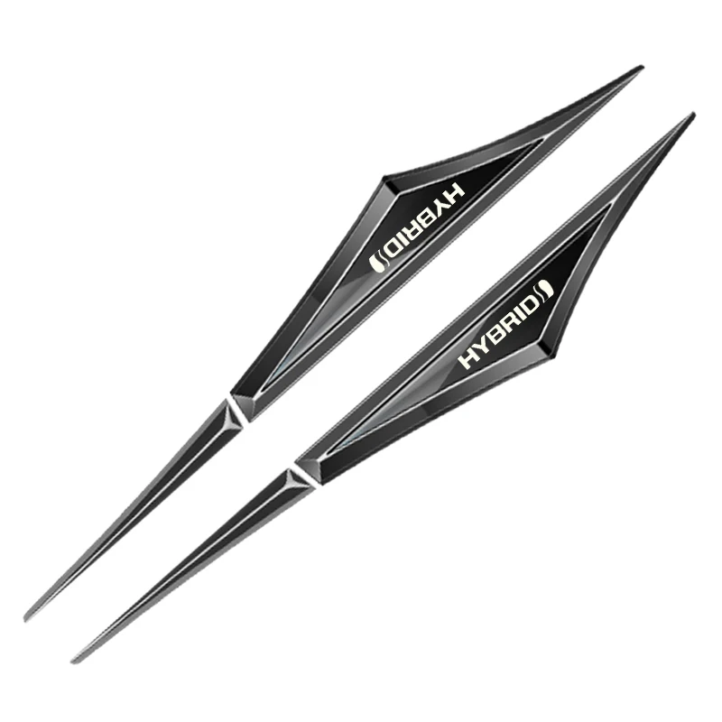 Set of 2 3D Alloy Car Stickers - Universal Car Accessories