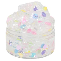 120ml Clear Flash Shell Crunchy Crystal Slime Kit DIY Scented Soft Non-Stick Putty toy for Kids Christmas Gift Party Favor 1