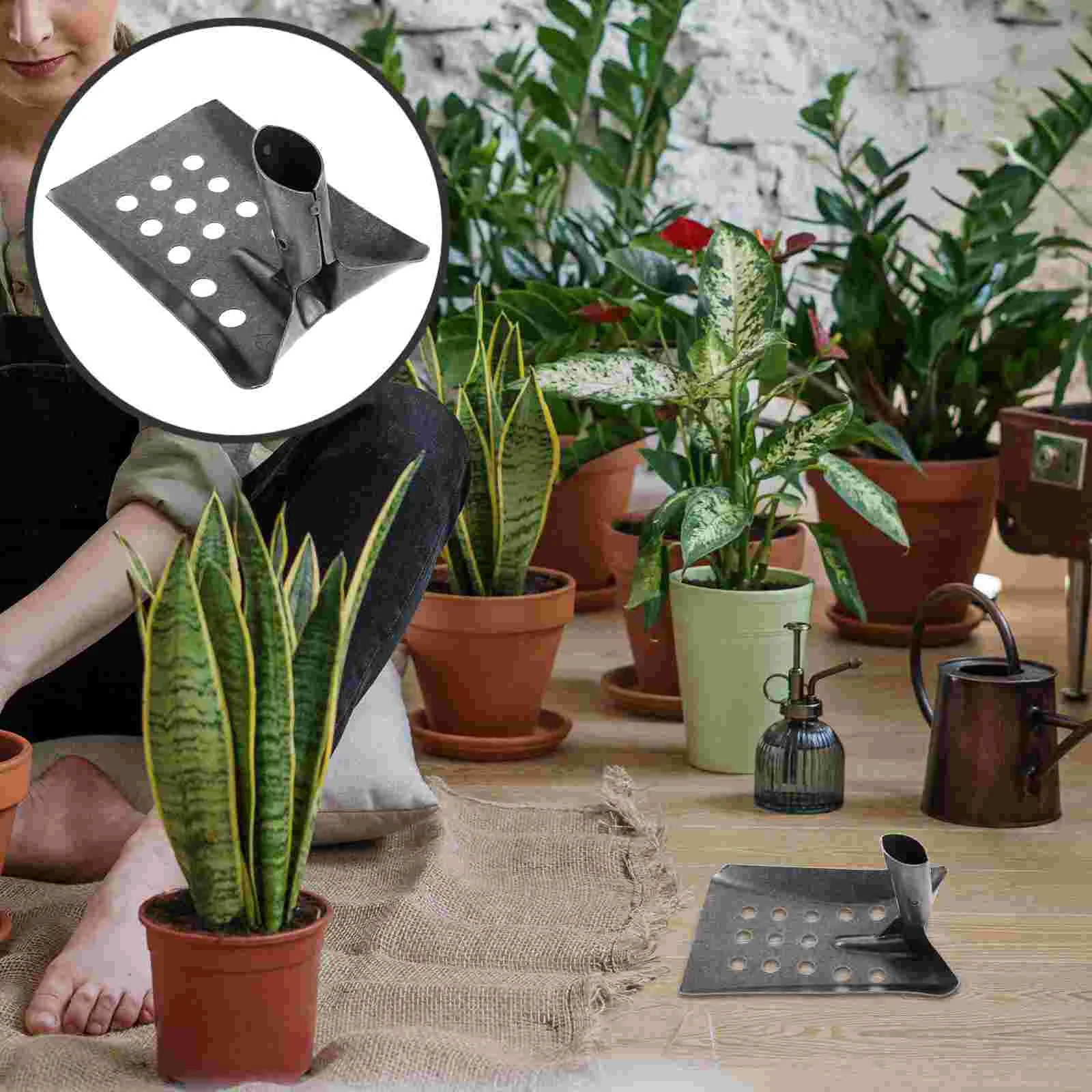 Edging Sewer Terrarium Dirt Sifter Unblocking Black Manganese Steel Gardening Shovels