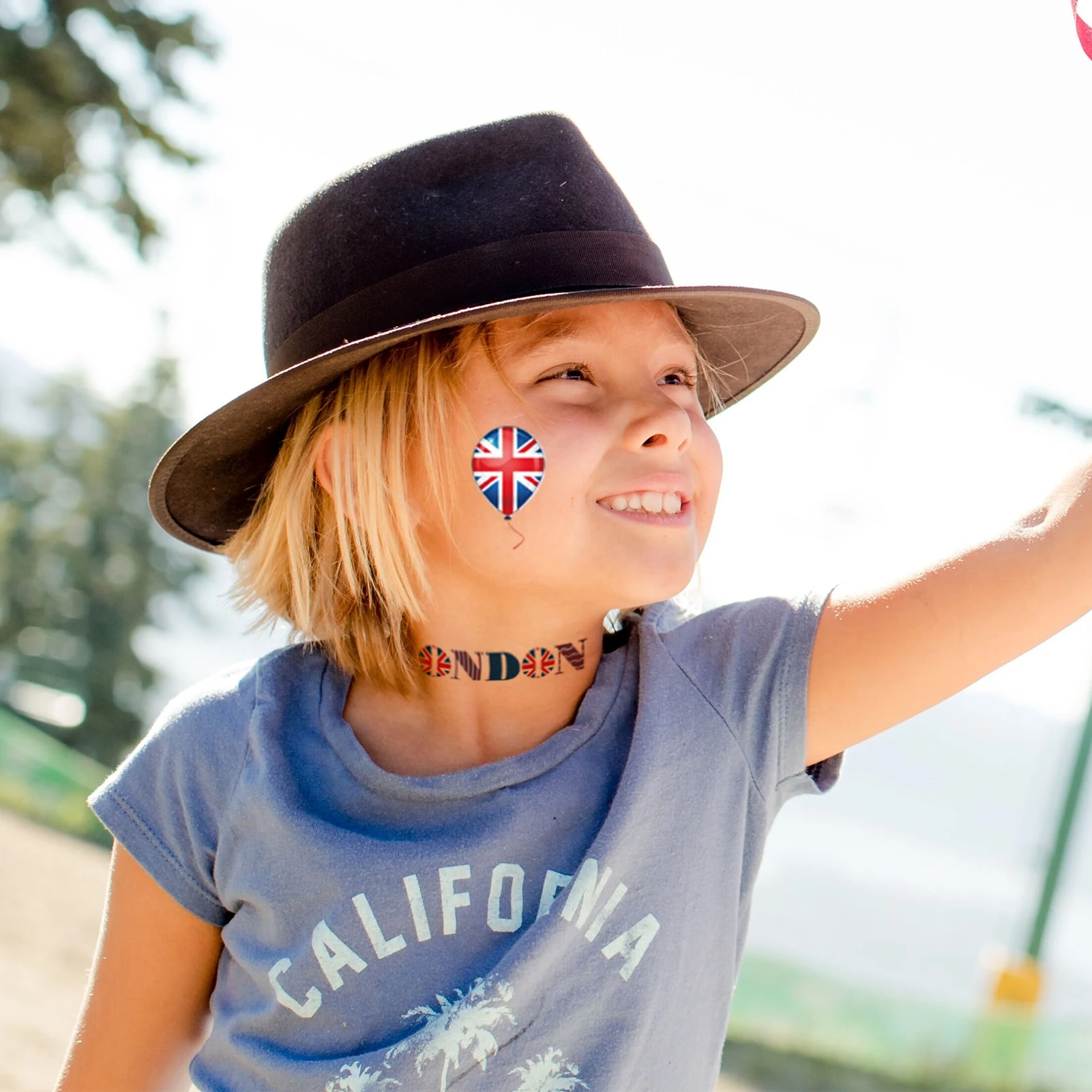 UK Flag Temporäre Tattoos – 10 Blatt Mit Nationalflaggen-Aufklebern Für Gesicht & Körper, Ideal Für WM, EM & Partys, Wasserfest