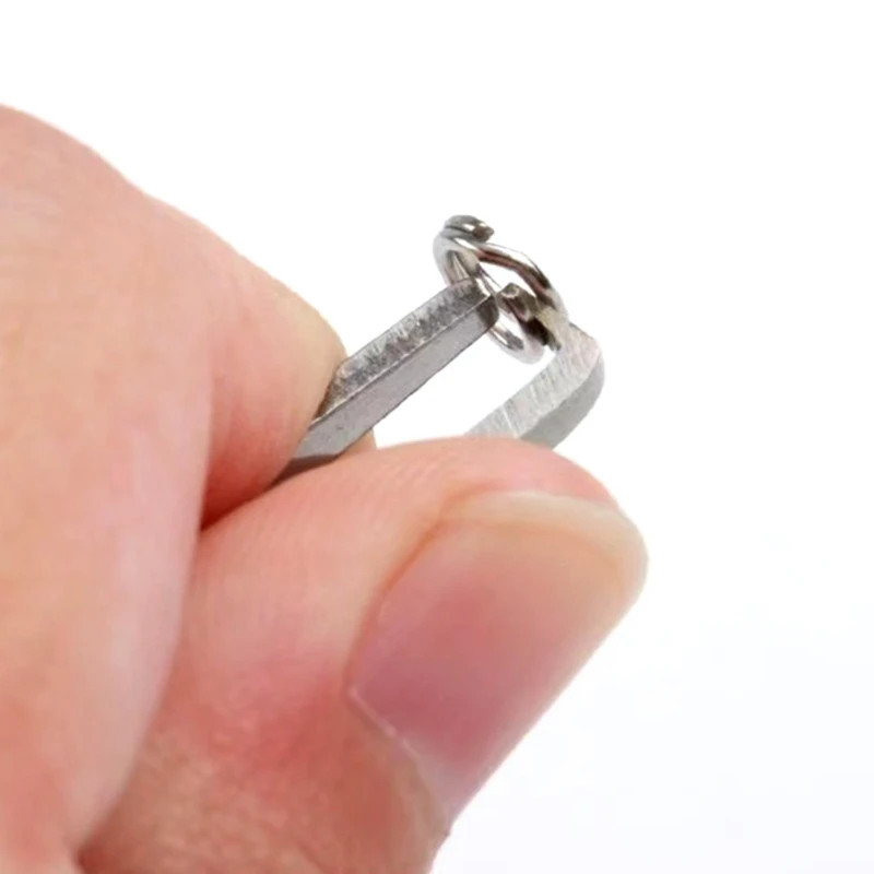 2 Mini Pinze Per Anelli Aperti (Split Rings) In Acciaio Inox - Attrezzo Da Pesca Per Apertura Rapida, Leggero