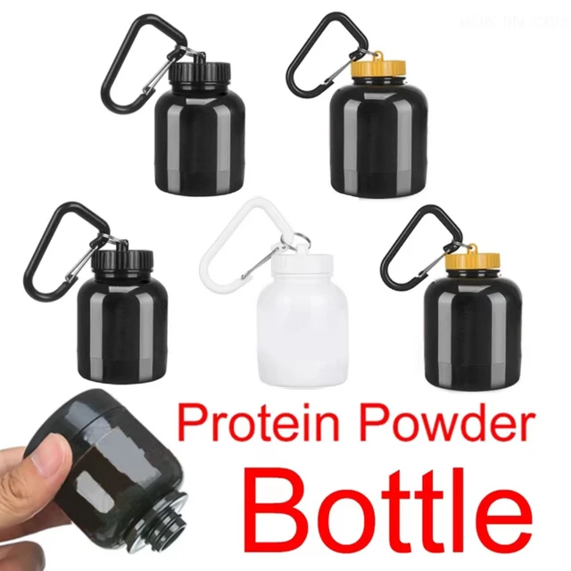 100 ML Mini Portable Protein Powder Bottle With Keychain - Bodybuilders  Gift
