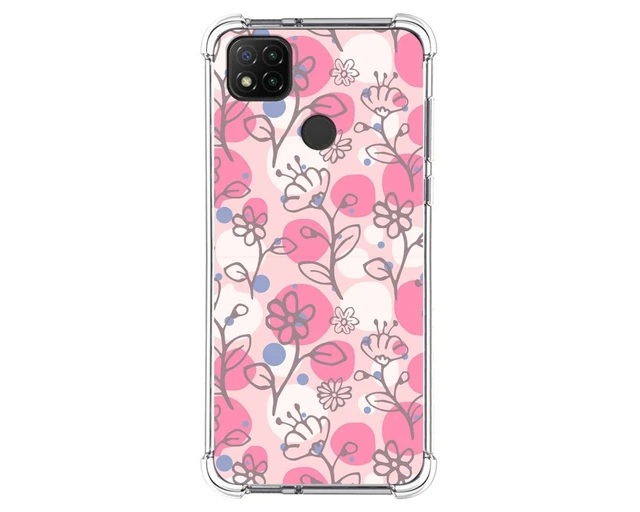 Funda Silicona Antigolpes Para Xiaomi Redmi 9 Diseño Flores 07 con