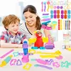 Fun Play Dough Tools Kit For Kids Children Toddlers Playdough Extruders Scissors Rollers Cutters Plasticine Clay Accessories Toy 5