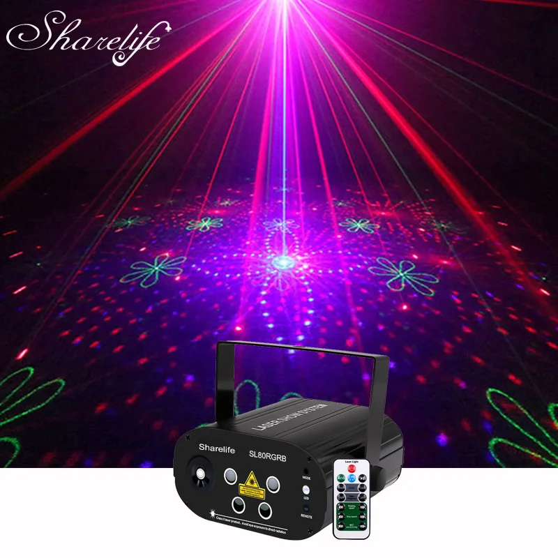 sharelife-4-lens-mini-80-rgrb-pattern-laser-light-music-remote-control-motor-speed-dj-gig-party-home-show-stage-lighting-80rgrb