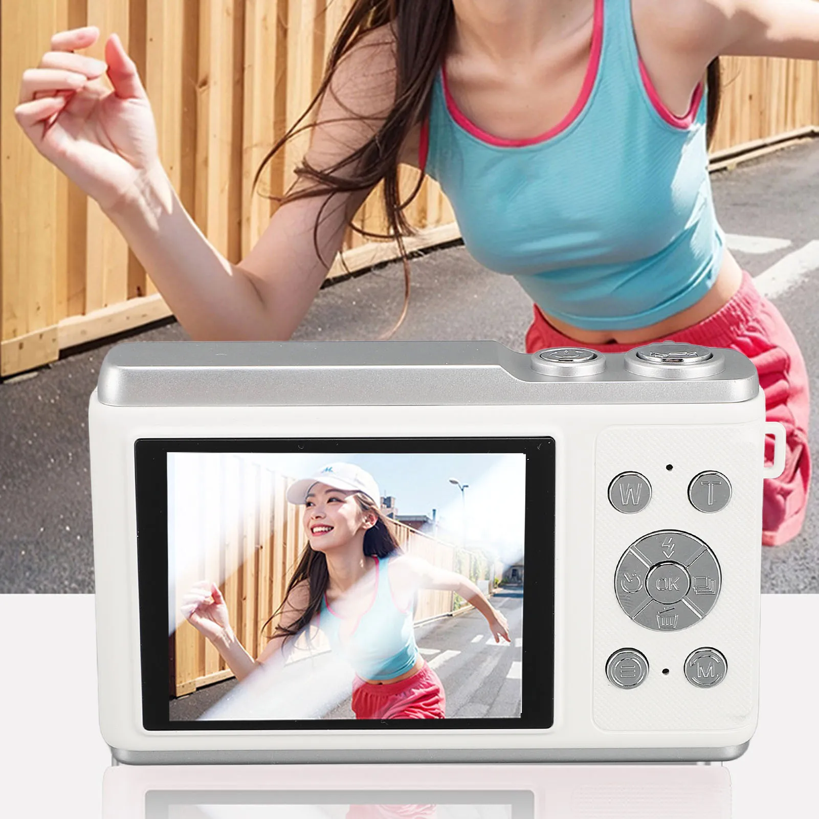 كاميرا رقمية 4K قابلة لإعادة الشحن بشاشة 2.8 بوصة...