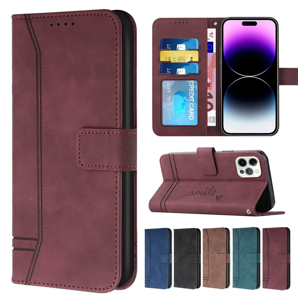 2024 Per Iphone 15 Pro Case 15 Pro Max Custodie 15 Plus Funda Per Iphone 11 12 13 14 Pro Max 6 7 8 Plus Se Custodia Per Telefono Portafoglio Per Carte