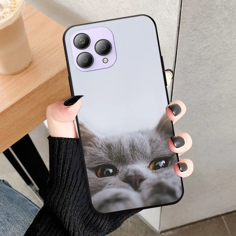 Sleek Black Silicone TPU Phone Case - Soft Protective Bumper Shell Cover