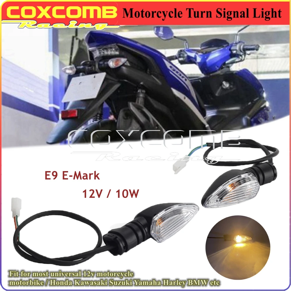 

Универсальный светодиодный указатель поворота для мотоцикла, 12 В, для Suzuki, Honda, Kawasaki, Yamaha, Harley, BMW, задний фонарь для мотоцикла
