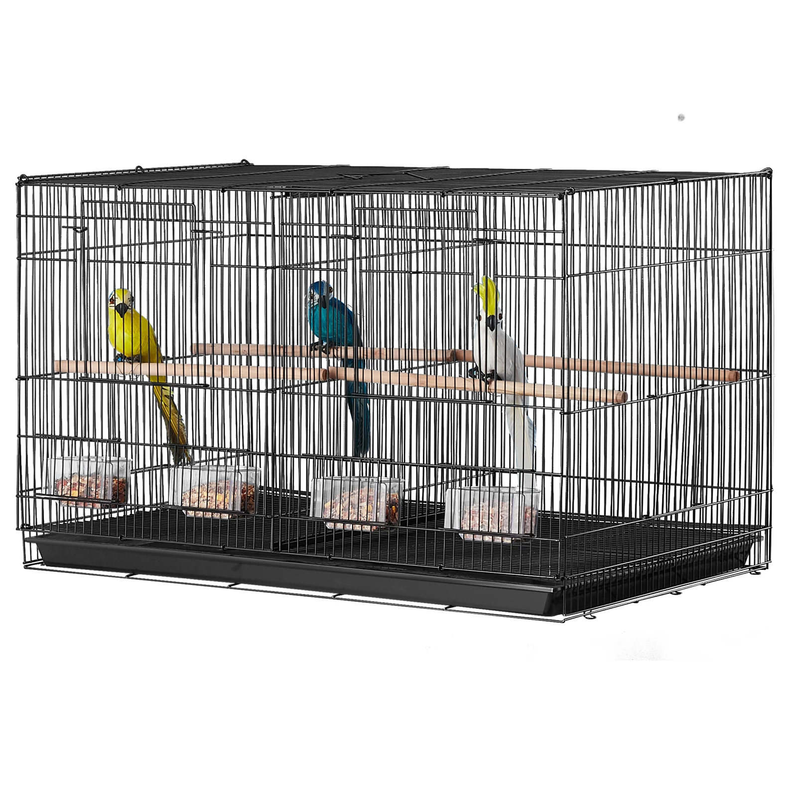 Stackable Divided Bird Cage 1
