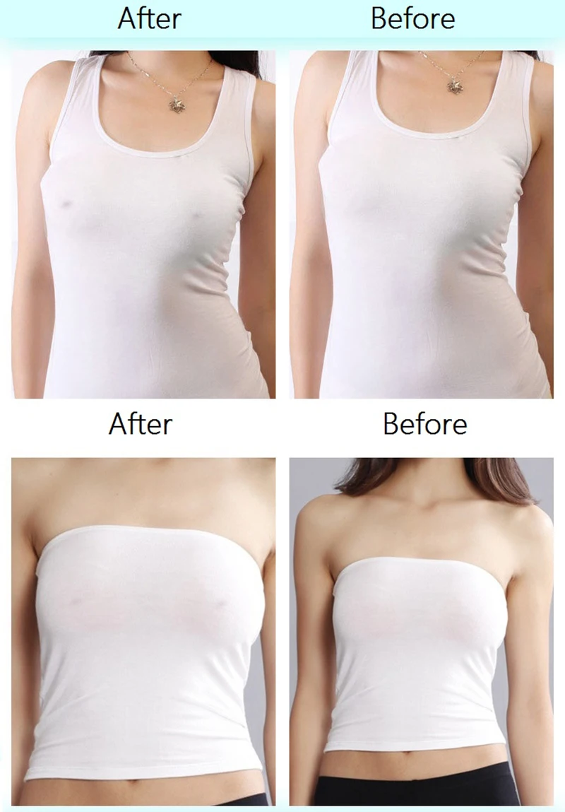Silicone Breast Patch Silicone Nipple Cover Invisible Stick On Bra Sticky Bra Breast Nipple Covers Silicone Adhesive Bra Silicone Stickers Breast Sticker Reusable Self Adhesive for Woman