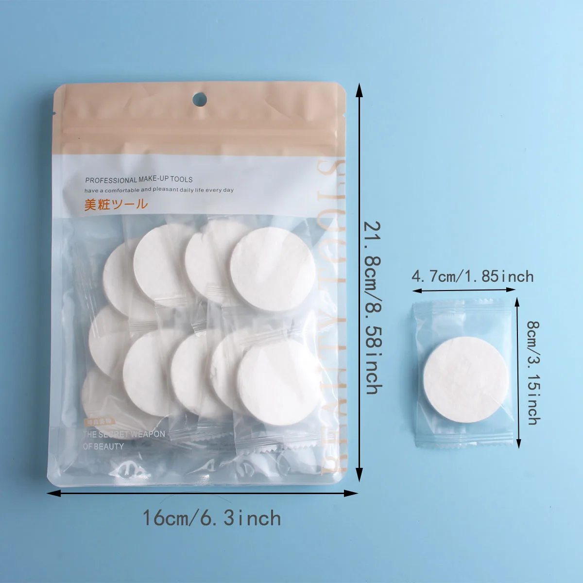 10/20 pieces compressed towel portable compressed face wash towel disposable facial cleansing thick non-woven makeup wipes 5