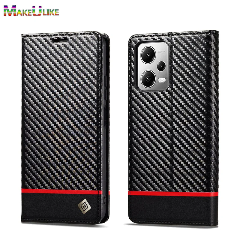 Leather Fiber Grain Flip Wallet Phone Case - Enhanced Protection and Style Cover
