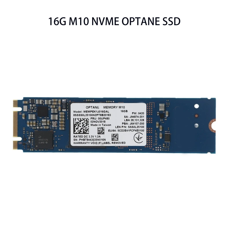 Do wewnętrznego dysku półprzewodnikowego intel optiane M10 16G o wysokiej wydajności M.2 NVME 2242 SSD HDD do laptopa