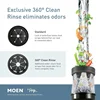 Moen GXP33C Lite Series PRO 1/3 HP Compact Continuous Feed Garbage Disposal for Kitchen Sink, Power Cord Included 4