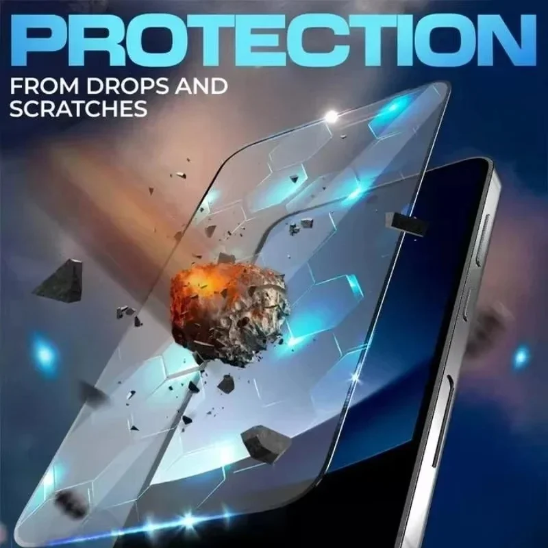 One-Click Anti-Peeping Tempered Glass Screen Protector - Easy Install, 2-3 Pack