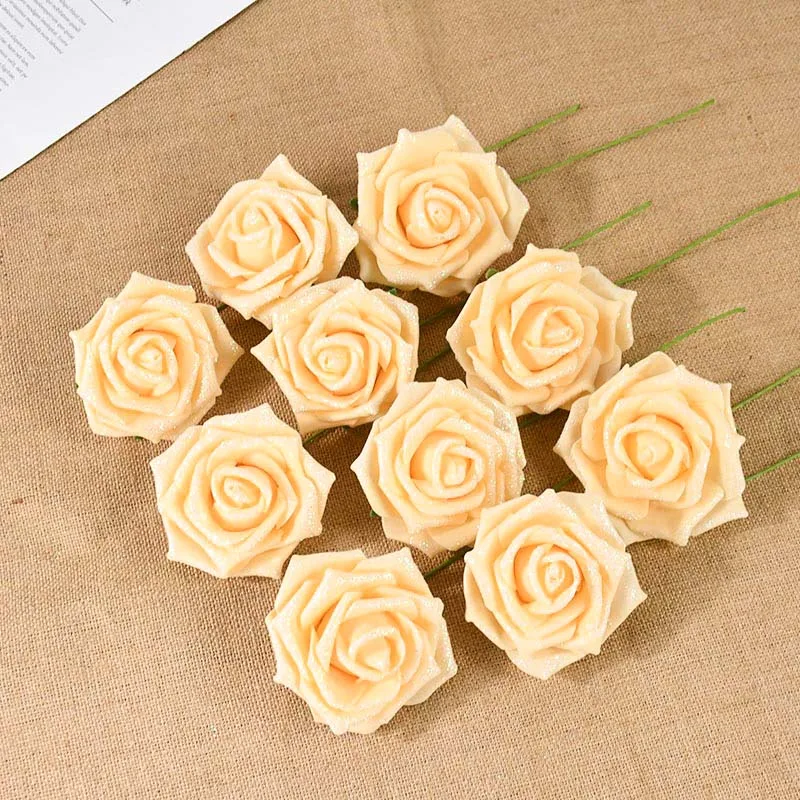 Rose artificiali in schiuma Hobby Flora – 12 pezzi | IT
