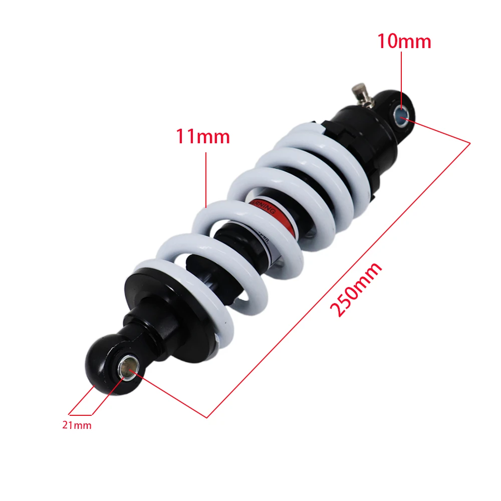 250mm Alloy off road Motorcycle Rear Shock Absorber Damping Adjustable