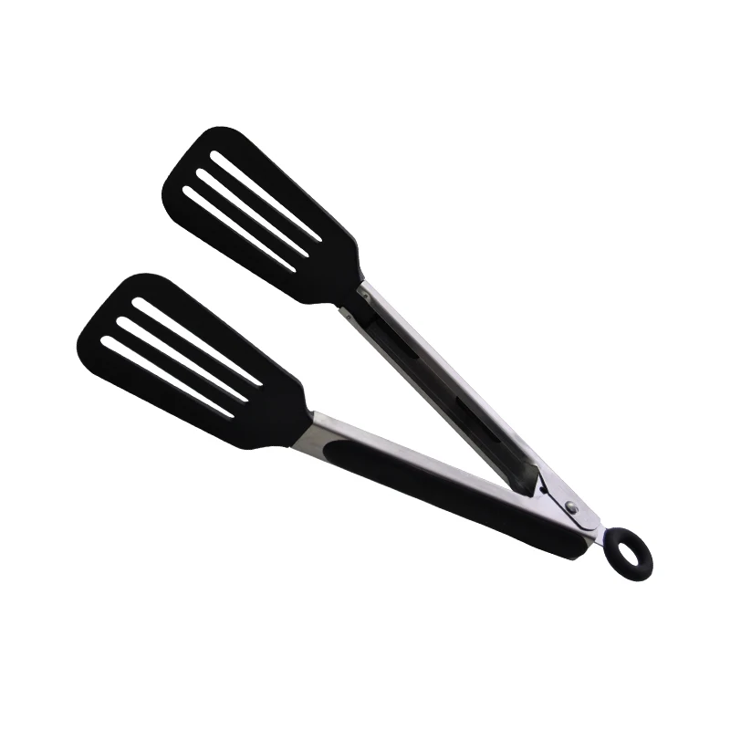 ~Y European style nylon anti scald barbecue clip Fried vegetable clip Shovel Lo mein spaghetti Bread baking salad food