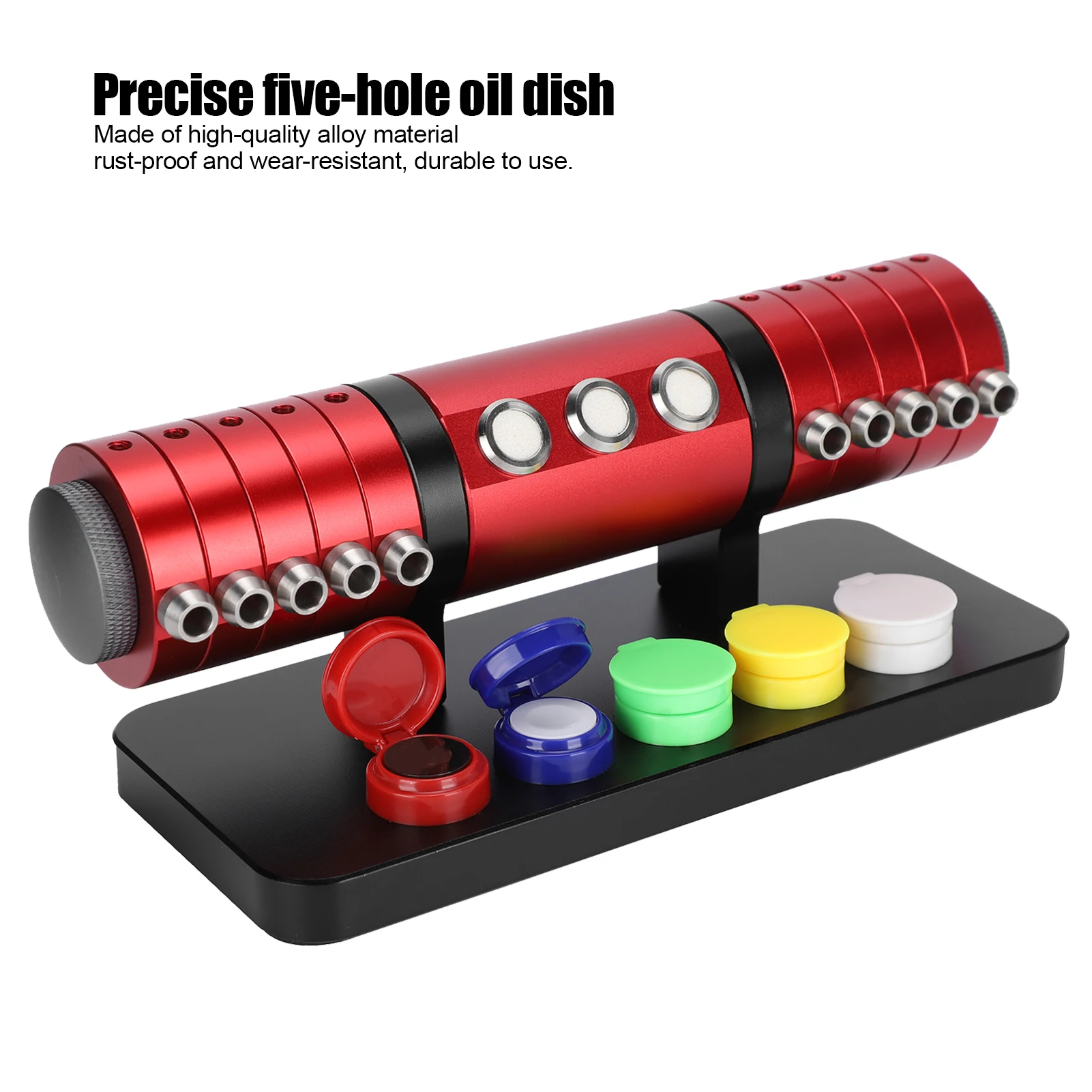 5 Dish with Cover Watch Oiler Oil Dip Tool Watch Repairing Maintenance