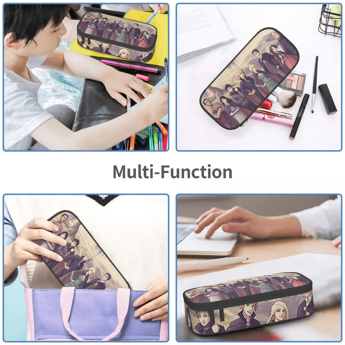 Keeper Of The Lost Cities Character Pencil Cases Big Capacity Pen Bags Pen Box Pencil Pouch For Boys Girls Students School
