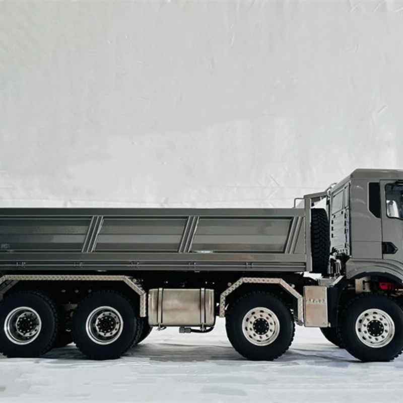 RC Truck 1/14 8×8 MAN-TGS Hydraulic Remote Control Dump Truck Model with PL18EV Remote Control Engineering Vehicle Toys for Boys 4