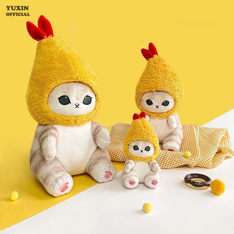 10 20 30cm Original Mofusand Shark Cat Cosplay Series Plush Doll Fried 10-20-30cm-original-mofusand-shark-cat-cosplay-series-plush-doll-fried