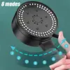 Xiaomi 8 Modes High-Pressure Shower Head Pressure Boost Powerful Bath Artifact Large Water Output Bathroom Handheld Accessories 2