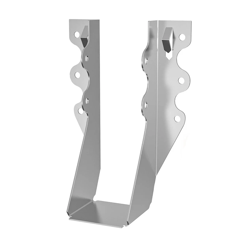 

10 Piece 2X6 Joist Hanger Gauge Double Shear Face Mount Joist Hanger Steel Hurricane Ties For Rafters Tie Brackets For Floor