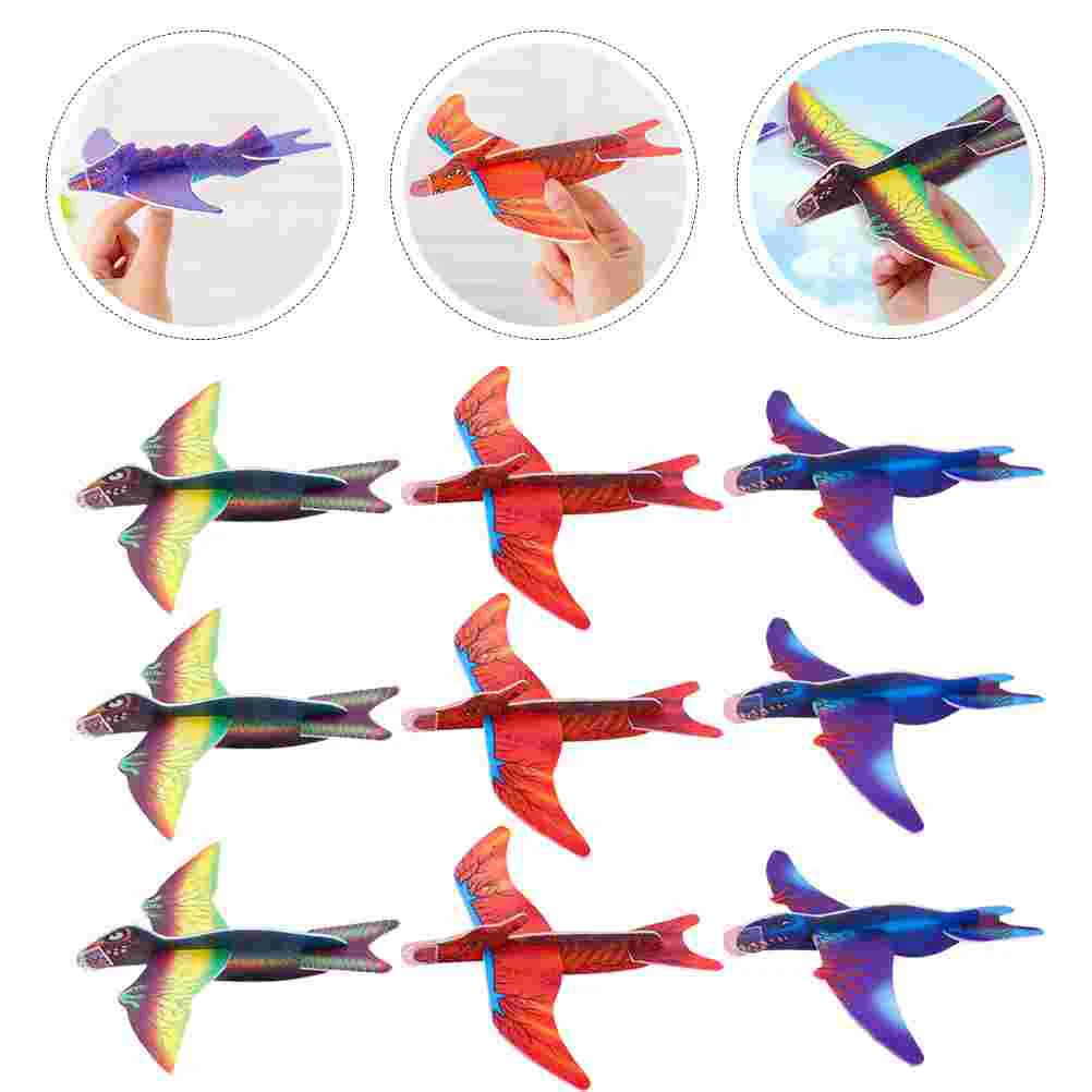 

48 Pcs Dinosaur Plane Toy Gliders Aircraft Airplanes Kids Outdoor Toys Classroom Foam for