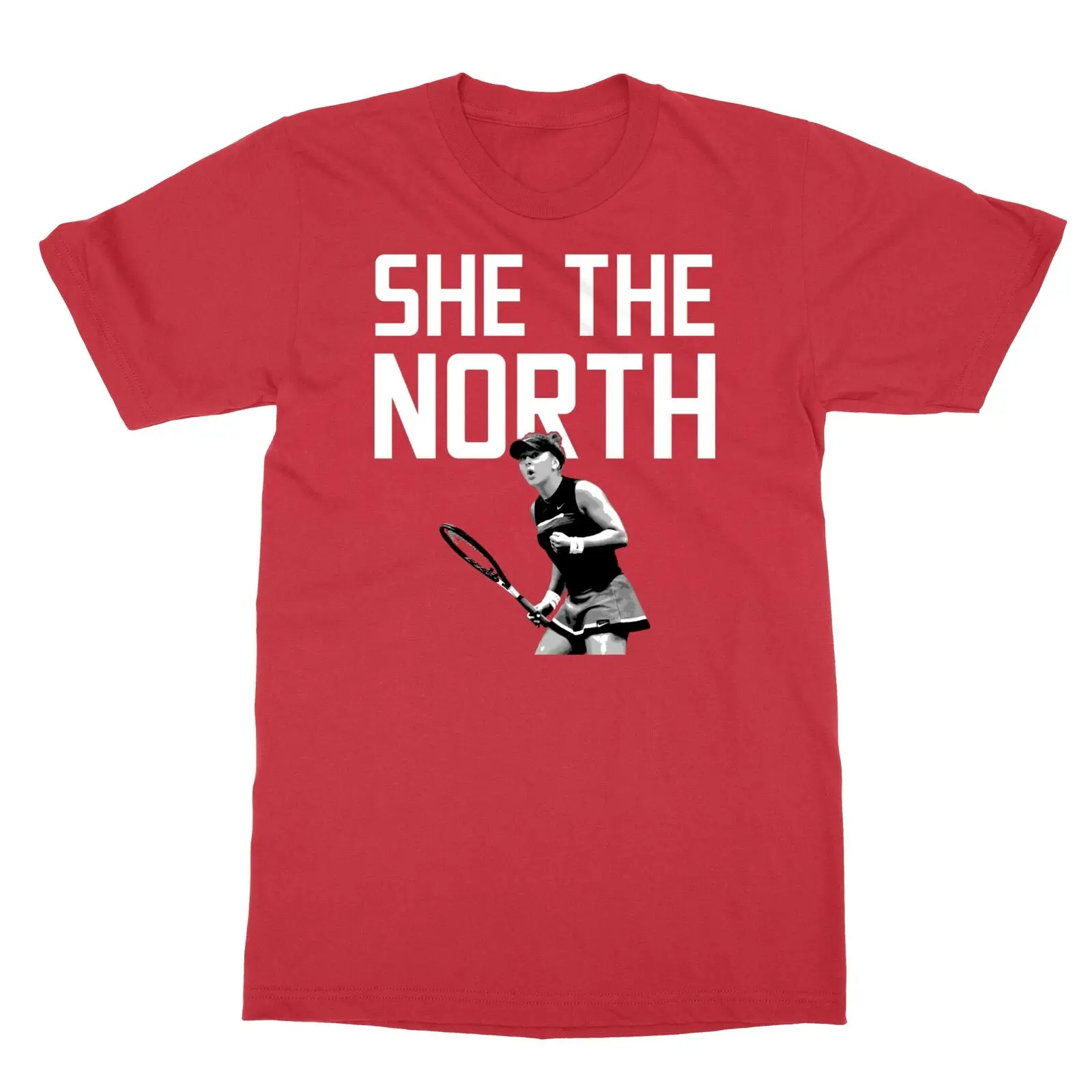 She The North Bianca Andescu Canadian Tennis Star Tennis T-Shirt Da Uomo A Maniche Lunghe O Corte