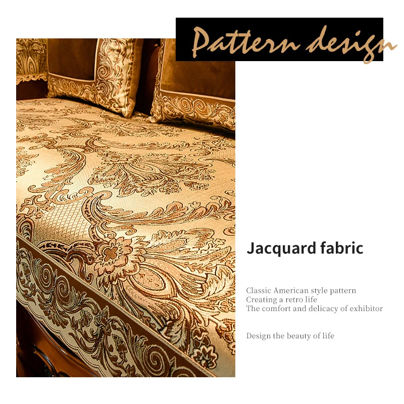 Luxury High-end Sofa Covers European Chenille Universal Non-slip Sofa Cushion Home Living Room Furniture Protector Couch Cover 5
