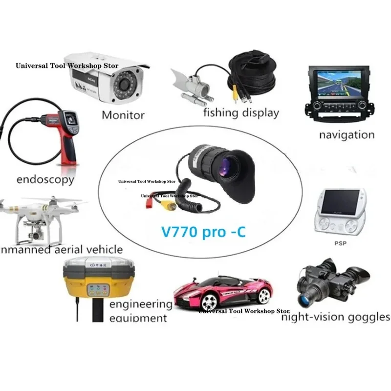 Monokular FPV V770 Pro OLED 0.39" 80" prenosivi ekran