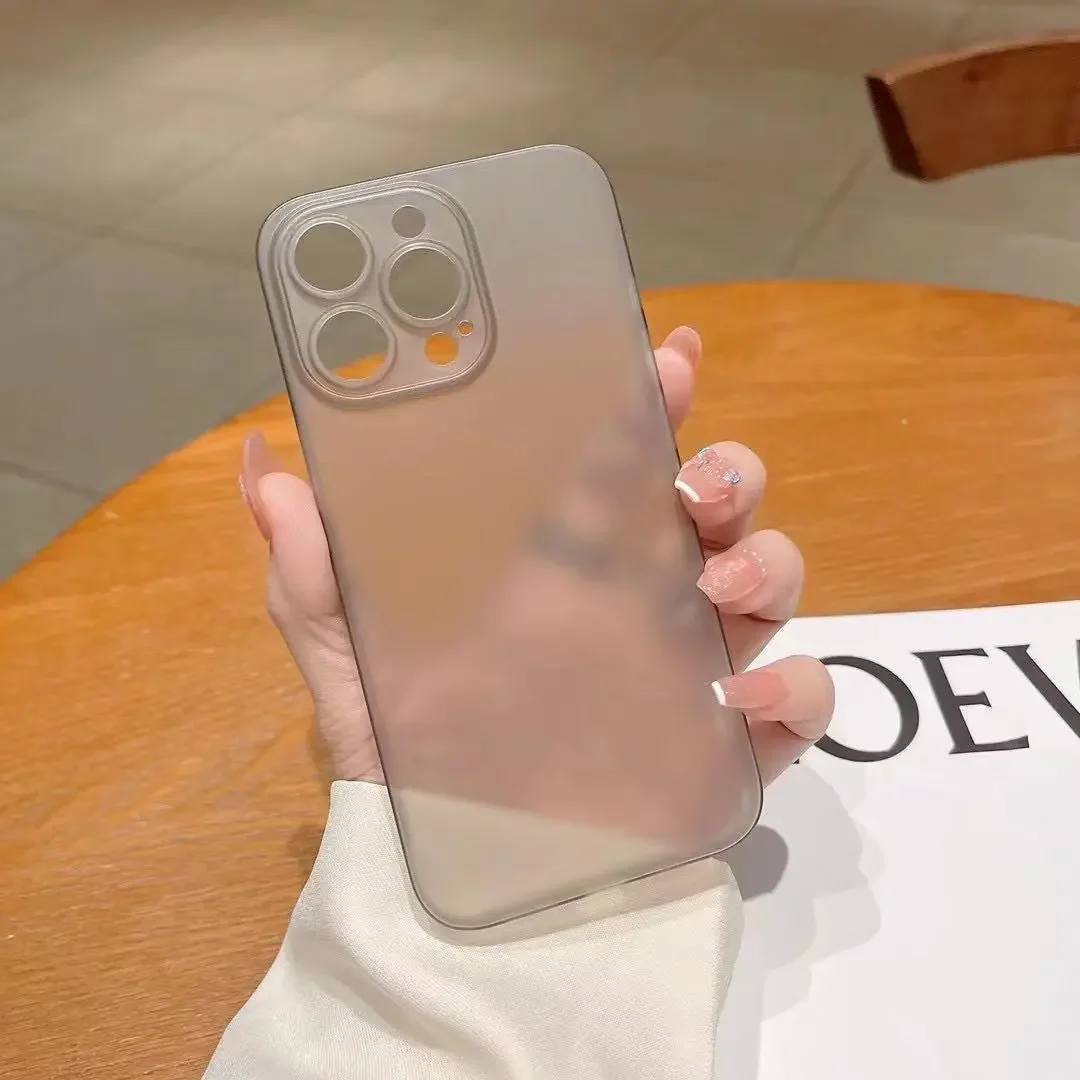 Ultra Thin 0.2mm Matte Translucent Frosted Phone Case