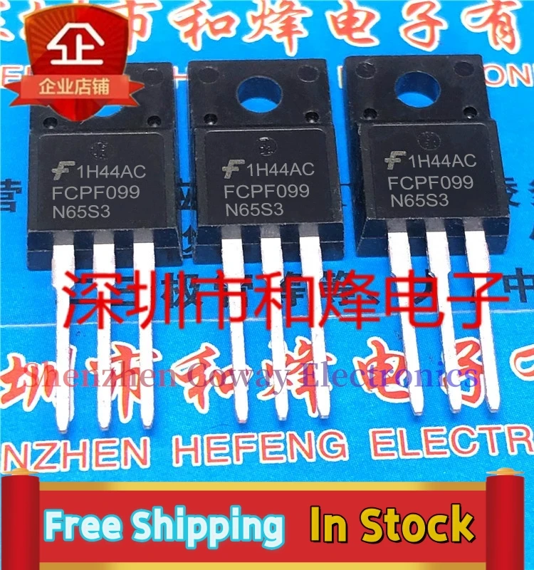 

10PCS-30PCS FCPF099N65S3 TO-220F MOS 30A650V In Stock Fast Shipping