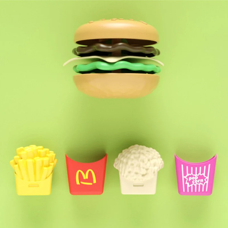 9 teile/satz Kinder geben vor, Simulation Essen Spielzeug spielen Haus Hamburger Pommes Modell Kochen Rollenspiel Fast Food Kinder Lernspiel zeug – Detail 2