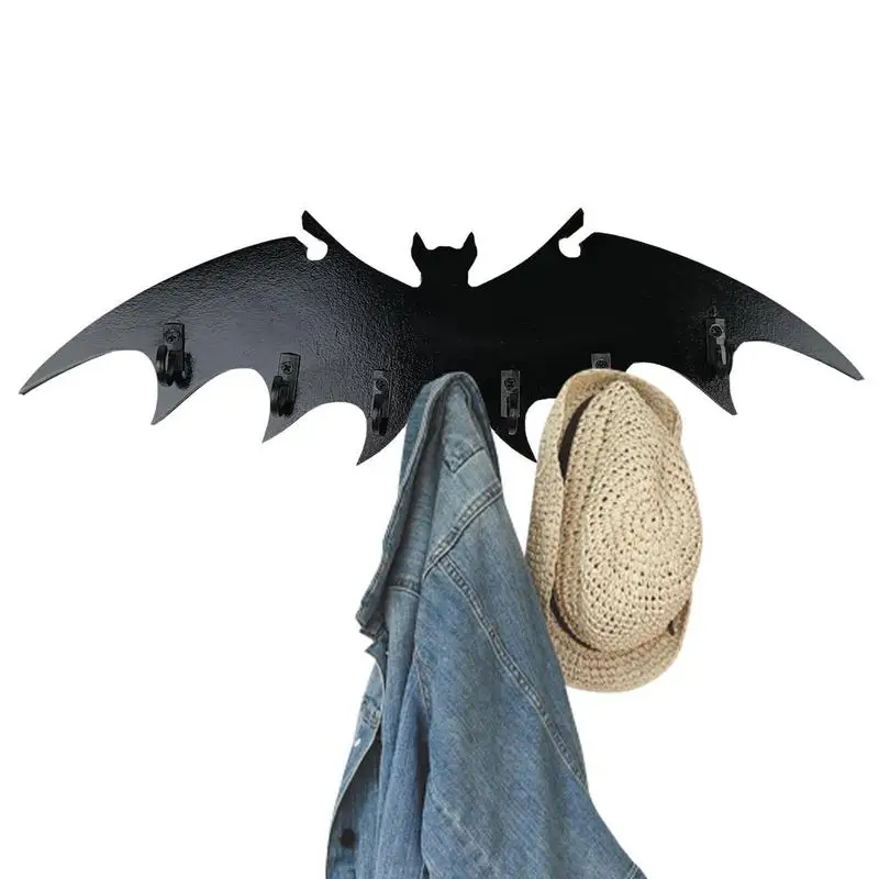 

Wall Mounted Organizer Scream Bat Necklace Hanger Halloween Jewelry Display Holder With Hook Organizer For Hanging Bags,cloths