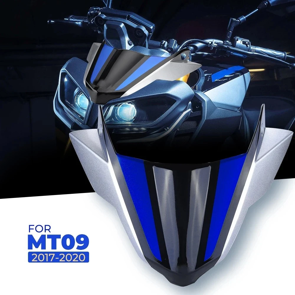 

MT09 Windshield Windscreen Airflow Wind Deflector For YAMAHA MT09 MT-09 MT 09 FZ09 FZ-09 2017 2018 2019 2020 Motorcycle Acces