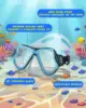 Snorkeling Gear for Adults Youth Kids, Dry-Top Snorkel Mask Set, Anti-Fog Scuba Diving Snorkle mask Set Adult, Panoramic Wide View Dive mask,Snorkeling Packages