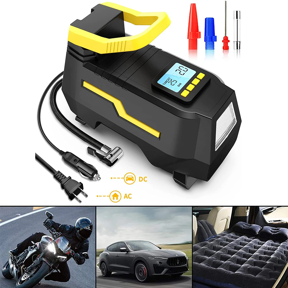 High Power and Double Car Pump Portable DC 12V Car Air Compressor for Tire  Inflation - China Electric Car Compressor, 12V Portable Car Air Pump