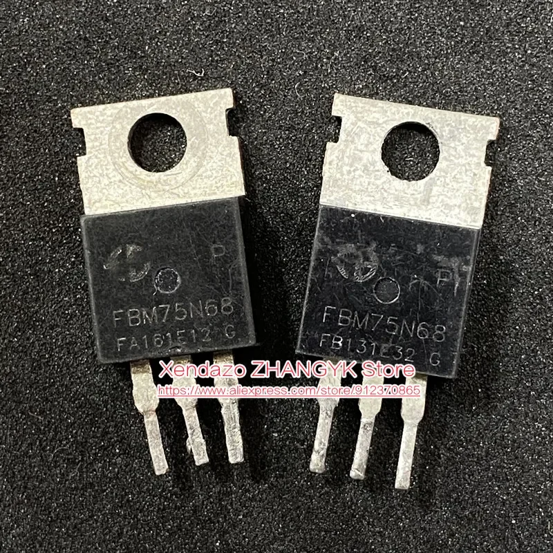10pcs/lot FBM75N68 75N68 TO-220 80A 68V Power MOSFET