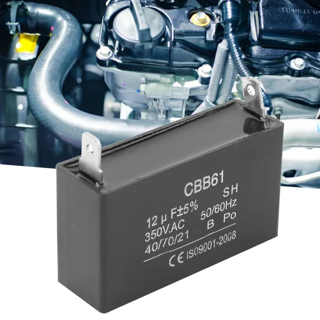 Condensateur de générateur 12UF CBB61, générateur d'essence, démarrage du moteur de climatisation, 350VAC 12UF 350V 1