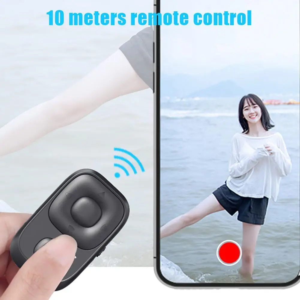 Mini Bluetooth Remote Shutter Wireless Selfie Remote Control Self-Timer Control Camera Stick Shutter Release For Phone