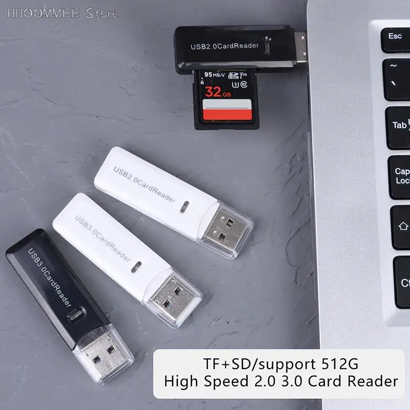 USB Card Reader 3.0 2.0 TF SD Card Reader 2 in 1 Cardreader Micro SD Adapter PC Laptop Smart Memory 1pc card reader sd card reader